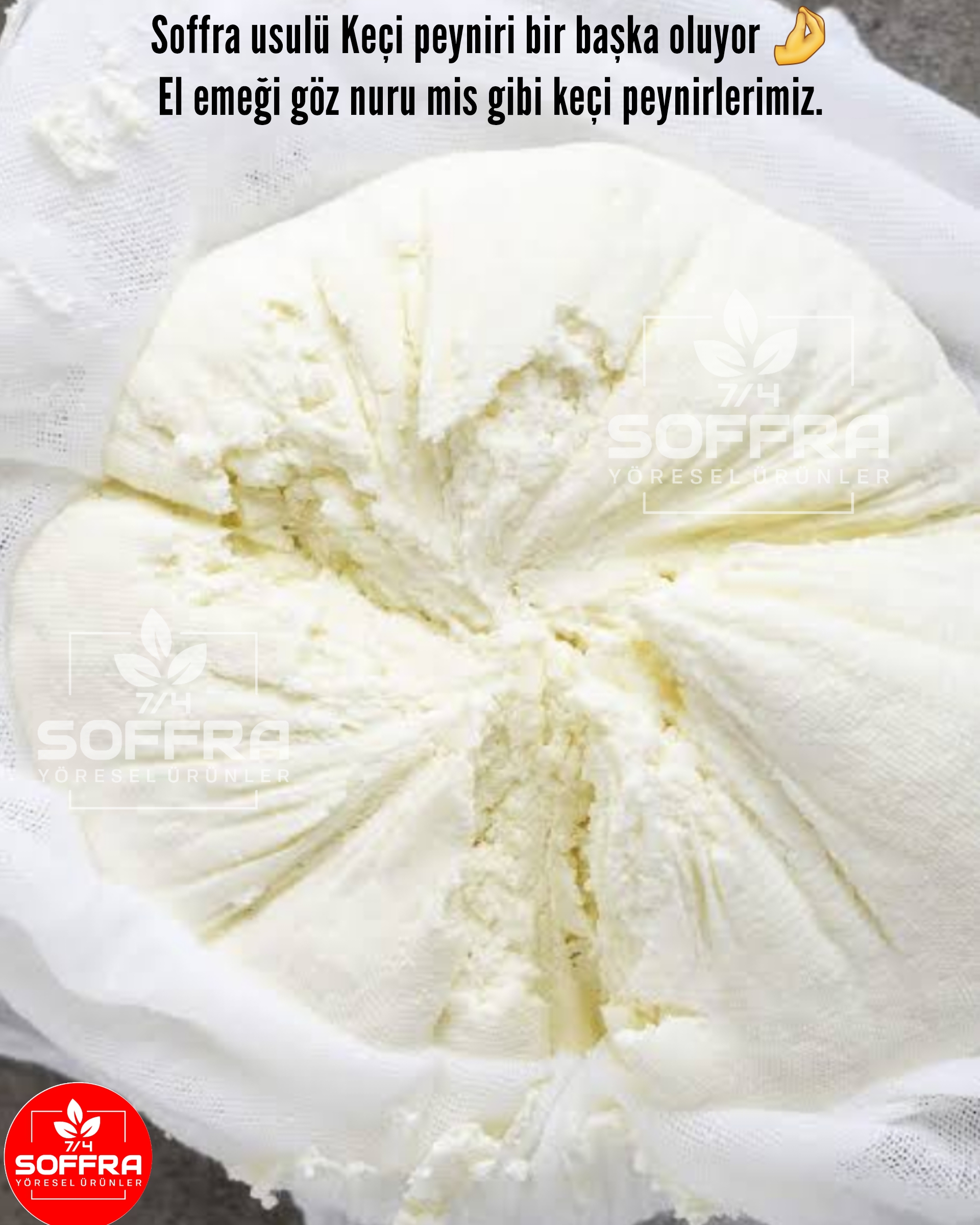 Yörük Keçi Peyniri (Dağ Kıl Keçi) 1 kg net