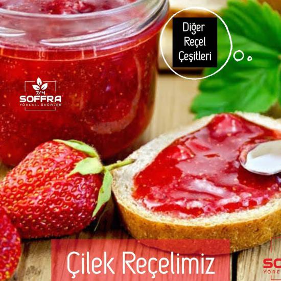 Çilek Reçeli 800gr cam